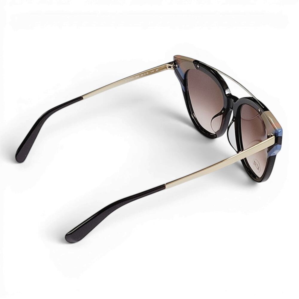 NWT Salvatore Ferragamo Women's Stripe Square Sunglasses - Picture 2 of 10